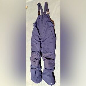 Kids Unisex Lands' End Squall Waterproof Iron Knee Snow Bibs